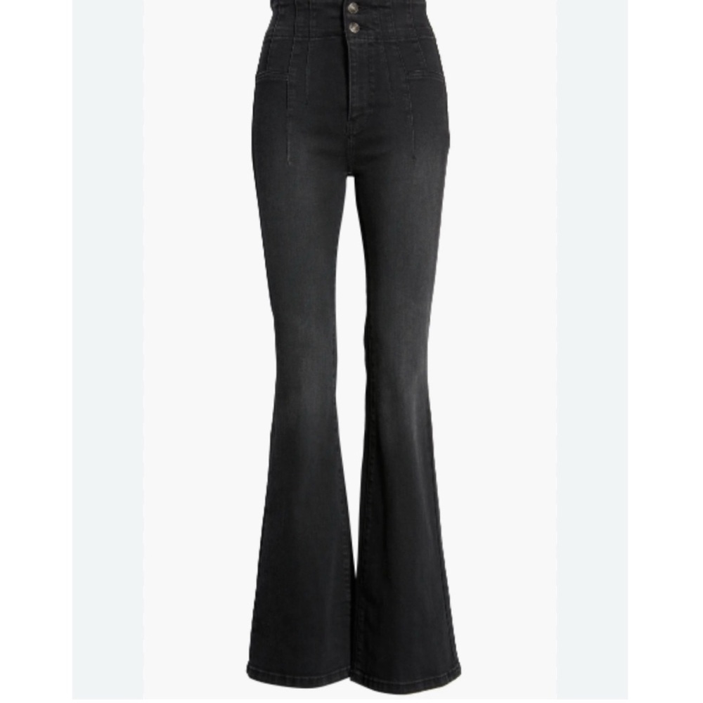 NWT-We the Free Jayde Flare Jeans in Onyx